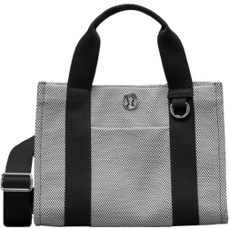 Lululemon Two Tone Canvas Tote Bag Mini 4.5L - Anchor/Light Ivory/Black