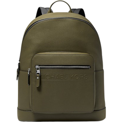 Michael Kors Hudson Leather Commuter Backpack - Olive