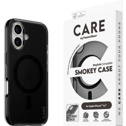 PanzerGlass Coque CARE Smokey Urban Combat MagSafe iPhone 16 Noir