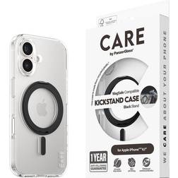 PanzerGlass CARE by PG BLK Kick/MagS iPhone16 6.1 funda para teléfono móvil Transparente