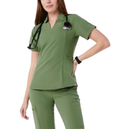 Figs Inala Slim Scrub Top