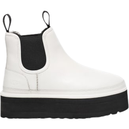 UGG Neumel Platform Chelsea - Pebbled White