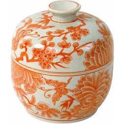 WERNS Lockvas Jardin White/Orange Vase 20cm
