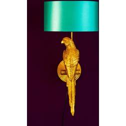 WERNS Parrot Percy Left Gold/Turquoise Wandleuchte