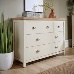 Home Source Avon Off White Chest of Drawer 111.7x80cm