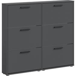 Carryhome Sam Anthracite Shoe Rack 116x103cm