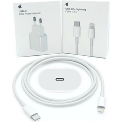 Apple 20W Adapter Fast Charger USB-C 1m