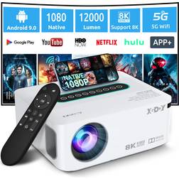 Xgody 5G 4K Projector Smart HD LED WiFi Bluetooth HDMI USB Android
