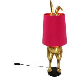 WERNS Hiding Bunny Gold/Magenta Tischlampe 74cm