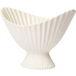 ferm LIVING Fountain Bowl 19 cm Off-White Fruktskål