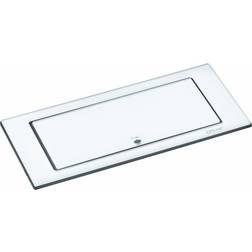EVOline BackFlip stikkontakt hvidt glas