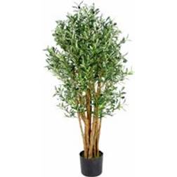 Leaf 125 cm Realistic Olive Tree In Black Pot Artificial Plant