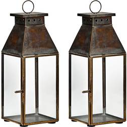 House Doctor Tilka Brass Lykta 23.5cm 2st