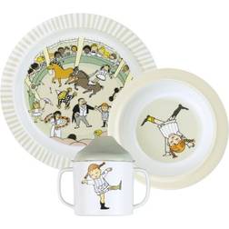 Rätt Start Pippi Cirkus Children's Dinnerware Set 3 Pcs