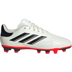 Adidas Junior Copa Pure II Club FG - Ivory/Core Black/Solar Red