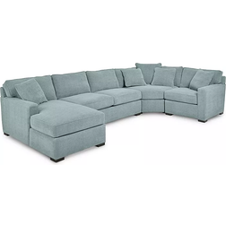 Macy's Radley Heavenly Robinsegg Blue Sofa 148" 4pcs 3 Seater