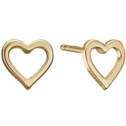 Aagaard Heart Earrings - Gold