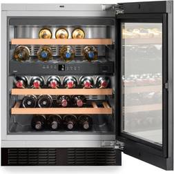 Liebherr UWTgb 1682-26 fritstående vinkøleskab Sølv, Sort