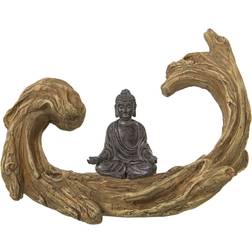 Alexandra House Living Buddha Grey/Brown Prydnadsfigur 19cm