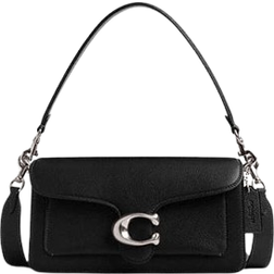 Coach Tabby Shoulder Bag 26 - Pebbled Leather/Silver/Black