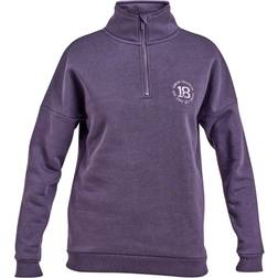 Shires Aubrion Serene Half Zip Sweater - Purple