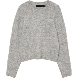 Vero Moda Novah Pullover - Grey/Medium Grey Melange