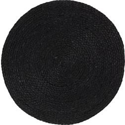 Dixie Elin Ø38 cm Black Bordstablett Svart