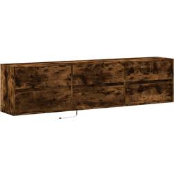 vidaXL 3307937 Smoked Oak Fernsehschrank 180x45cm