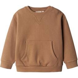 Lil'Atelier Relaxed Fit Jobo College Sweatshirt - Sepia Tint (13234241)