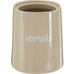 Premier Housewares husgeråd fletcher bröd crock Utensil Jar H14 x W12 x D12cm BEIgE Köksbehållare