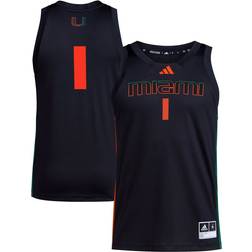 adidas Men's Miami Hurricanes Swingman Basketball Jersey