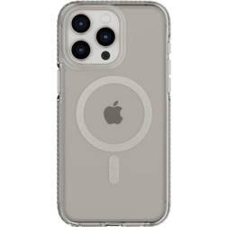 Tech21 Evo Crystal for iPhone 15 Pro Max Compatible with MagSafe Impact Protection Case Natural Titanium