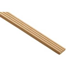 Wickes Light Hardwood Reed Moulding 21 x 6 x 2400 mm Natural