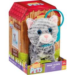 Addo Play Happy Pets Walk Along Cat Teddy Bear