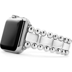 Lagos Sterling Caviar Strap for Apple Watch 38/42mm