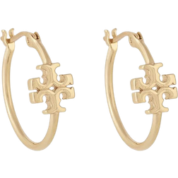 Tory Burch Small Eleanor Hoop Earrings - Gold