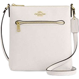 Coach Mini Rowan File Bag - Crossgrain Leather/Gold/Chalk