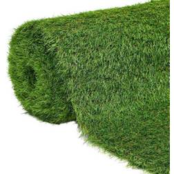 B&Q 35 mm Artificial Grass 3M x 6M - Natural And Realistic Looking Fake Lawn Astro Turf