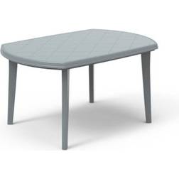 Keter Cuba Grey Curved Dining Table - One Size