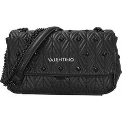 Valentino Bags Joia Sort crossbody-taske med nitter og flap-Black