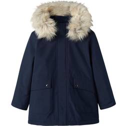 Name It Water Repellent Parka Coat - Dark Sapphire (13235514)