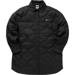 Nike Sportswear Essential Women's Quilted Trench - Black/White