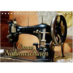 Calvendo Grandma's Sewing Machines A5 Landscape Desk Calendar 2025