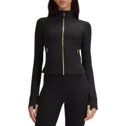 Lululemon Define Cropped Jacket Nulu - Black/Gold