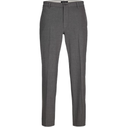 Jack & Jones Loose Fit Casual Trousers - Grey/Dark Grey