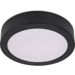 ValueLights Lacy Black Ceiling Flush Light ∅ 22.5cm