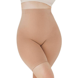 Shapermint Essentials High Waisted Shaper Shorts - Latte