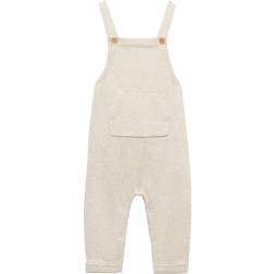 Mango Pockets Cotton Dungarees - Cappuccino