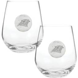 Carolina Panthers Wine Glass 44.4cl 2pcs