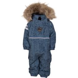 Lindberg Colden Babyflyverdragt, Denim/Blå